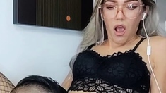 Amateur shemale tranny facialized after a blowjob