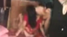 Bangladeshi chubby guy fucking his girl who's in red saree