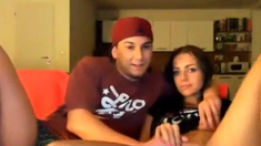 Hot Teen Couple perform on Webcam 2