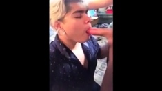 Latino Bitch Swallows Huge Load Hung White Thug